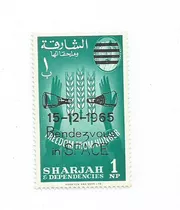 Selos De Sharjah,luta Contra A Fome 1965,novo.ver Descr.