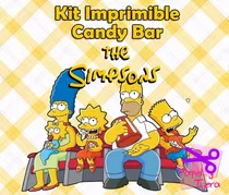 Kit Imprimible Candy Bar Los Simpson / The Simpsons