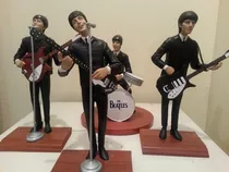 Beatles Figuras En Resina Set 4 Integrantes, 22 Cm Aprox