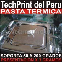 Pasta Silicona Termica Procesadores Dual Core Piv Amd Intel