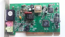 Placa De Fax Modem Pci | Com Voice | Testada Win 7