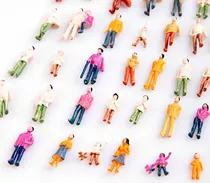 50 Miniatura Figura Boneco Pessoa Maquete Escala 1 100