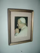 Cuadrito Con Imagen Del Papa Juan Pablo Ii