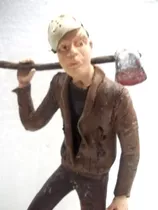 Jason Sexta-feira 13 Facão Cabeça Vítima Cortada Boneco 26cm