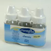 Teteros De Vidrio De 4oz. Marca Evenflo