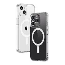 Case Transparente Para iPhone 11 Até 14 Pro Max Magnética