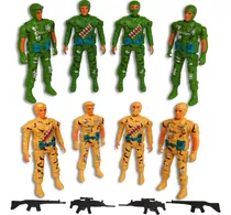 Bonecos Soldados Militar Exercito Miniatura Comando Super