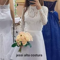 Vestido De Novia Civil Jessi Alta Costura Liniers 