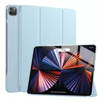 Funda Soke Nuevo iPad Pro 12.9 5th Gen 2021 Azul Claro