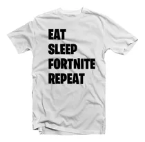 Remera Niño Fortnite Eat Sleep Fortnite Repeat