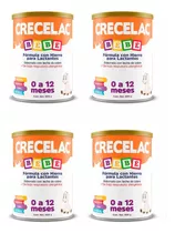 Leche De Fórmula En Polvo Crecelac Bebé  800gr  Paq.4 Piezas