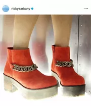 Botas De Gamuza Ricky Sarkany Número 38