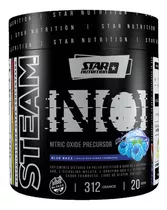 Steam N.o. X 312g Star Nutrition - Oxido Nitrico Sabor Blue Razz