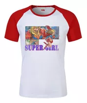 Remeras Sublimadas Manga Ranglan Super Heroes Niños S-z