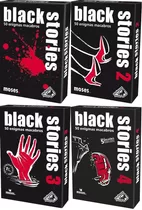 Black Stories 1, 2, 3 E 4 - Card Game - Galápagos Jogos