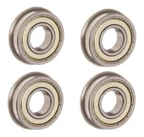 4 Peças Micro Rolamento F624zz Com Flange 4x13(15)5 Furo 4mm