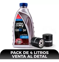 Aceite Mineral Ultralub 20w50 Api Sn 1l . Pack De 4 Unidades