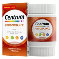 Centrum Performance Multivitamínico Frasco Con 30 Tabletas