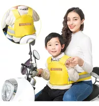 Chaleco Con Cinturon De Seguridad Para Niños En Moto