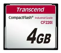 Cartao De Memoria Compactflash Transcend 4gb Ts4gcf220i