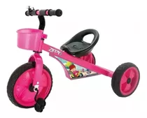 Triciclo Escolar Com Buzina E Cestinha 80cm Zippy Toys