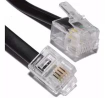 Cable De Telefono Liso Plano Rj11 6p4c 