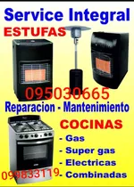 Reparacion -service Cocinas-estufas Convencional Y Hongos. !