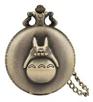 Reloj De Bolsillo Totoro Con Cadena Collar Anime
