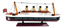 Navio Titanic Artesanal Cruzeiro 34 Cm Decoração Enfeite
