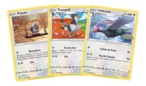 Kit Carta Pokémon Pidove Tranquill Unfezant - Pokémon Go