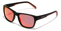 Gafas De Sol Polarizadas Hawkers Owens Para Hombre Y Mujer Lente Rojo Varilla Negro Armazón Negro Diseño Mirror