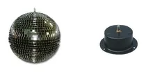 Esfera Espejada Bola Boliche Dj Espejos De 40 Cm. De Diámetro + Motor De 220v. Incluido La Mejor !!