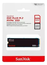 Hd Ssd Sandisk Plus Nvme M2 500gb Promoção + Nota Fiscal