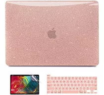 Funda Anban Para Macbook Pro 13 M2 + C/teclado Glitter Rosé