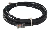 Cabo Rede Internet 20m Crimpado Rj45 Cat6 Preto Até 1gbps