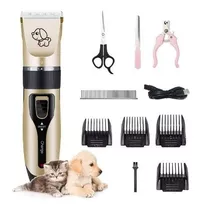 Kit Maquina De Cortar Pelo Mascotas,perros,gatos Recargable