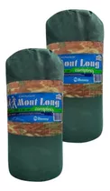 Kit 2 Colchonete Camping Acampar Retiro Solteiro Ecocamping Cor Verde Camuflado