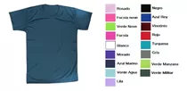 Franelas Unicolor Sublimar Uniformes Deportiva Casual Dryfit