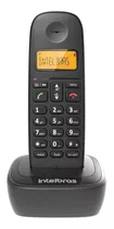 Teléfono Intelbras  Telefone Sem Fio Intelbras Ts 2510 Preto Inalámbrico - Color Negro