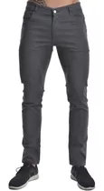 Pantalon Jean Gabardina Gris Clasico Excelente Calidad