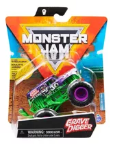 Monster Jam - 1:64 Die Cast Truck Grave Digger Purple 30th Cor Roxo E Verde