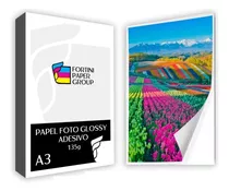 300 Folhas Papel Foto Glossy 135g  A3 Adesivo À Prova D'água