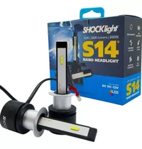 Par Lampadas S. Branca Led Shocklight Nano S14 Resistente 6k