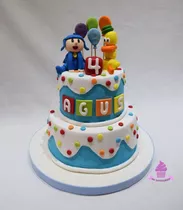 Torta Pocoyo - Tematica Mesa Dulce Tortas Infantiles 30 Pers