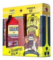 Kit Beard Balm Danger + Shampoo Gasoline Premium Barba Forte