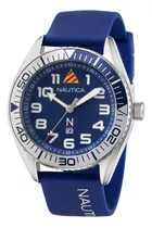Reloj Para Hombre Nautica N83 Finn World Con Correa Azul