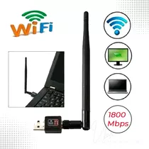 5 Adaptador Receptor Wireless Usb Wifi 1800mbps