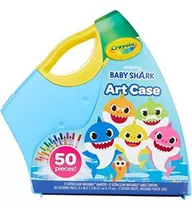 Crayola Baby Shark Set Artístico Para Colorear 50pzs