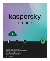  Kaspersky Antivirus Plus - 1 Pc - 1 Ano - Envio Imediato .