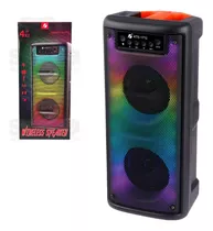 Caixa De Som Bluetooth Micro Sd Sem Fio Rgb Amplificada 20w